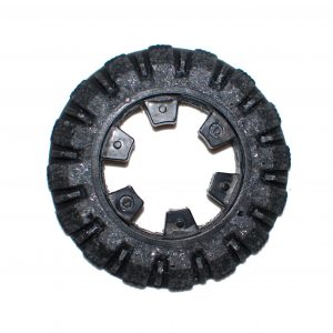 TruGrit Wheel 8 Inch Pipe - Durable wheel designed for smooth movement and stability on 8-inch pipes, suitable for sewer camera crawler applications