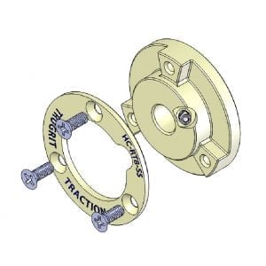 8 in hub adapter set by TruGrit Traction