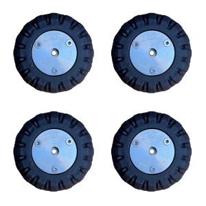 TruGrit TPU Non-Gritted Starter Kit 8 Inch Pipe Envirosight Compatible - Comprehensive starter kit featuring TPU non-gritted wheels, designed to be compatible with Envirosight sewer camera systems for 8-inch pipes.