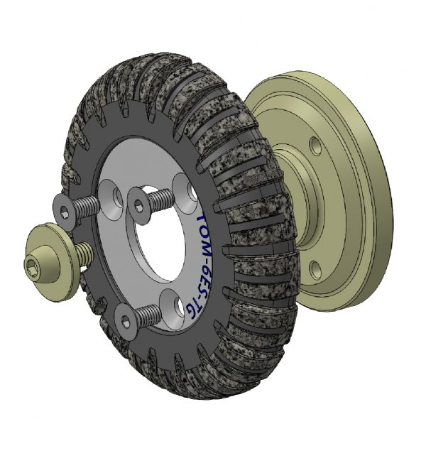 6 in Envirosight Compatible adapter set by TruGrit Traction