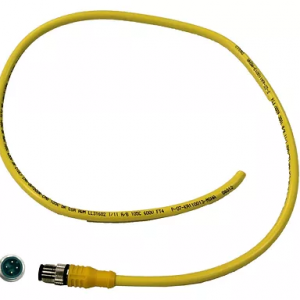 5 pin straight male m12 eurofast single ended connector