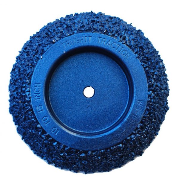 cues style 10-15 inch steel carbide wheel front view