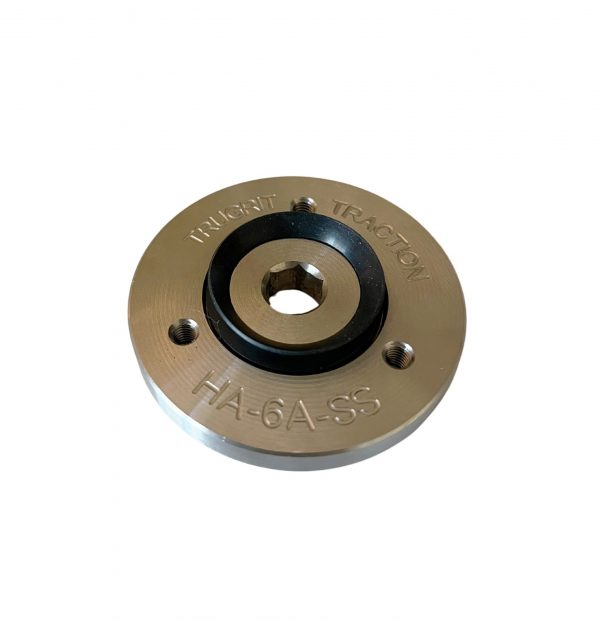 Hub Adapter 6 Inch Pipe Aries Compatible - Versatile adapter designed for seamless integration with Aries sewer camera crawlers, perfect for 6-inch pipe inspections