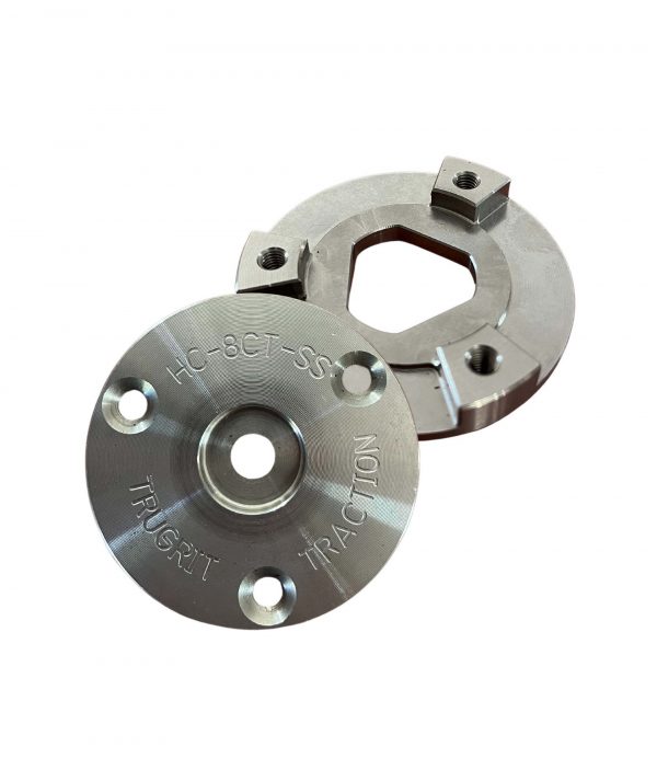 Hub Adapter Set 8 Inch Pipe CUES Compatible - Comprehensive set of adapters designed for seamless integration with sewer camera systems, suitable for 8-inch pipes. Compatible with CUES systems.
