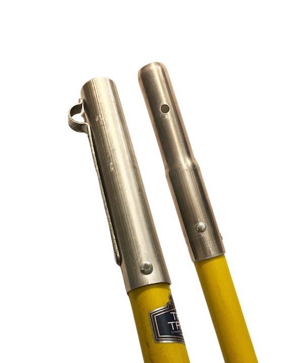 6-Foot Fiberglass Pole with Quick Connect - Lightweight and durable fiberglass pole featuring a quick-connect mechanism for easy assembly and disassembly