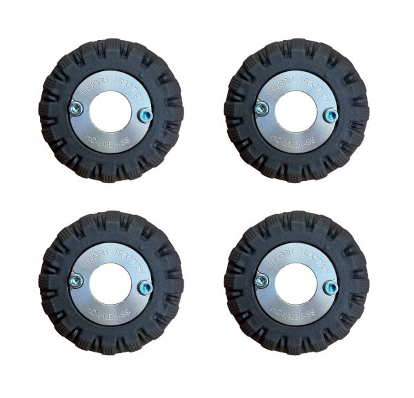 TruGrit TPU Non-Gritted Starter Kit for 8 Inch Pipe iBAK Compatible - Comprehensive starter kit featuring TPU non-gritted wheels, designed for compatibility with iBAK sewer camera systems for 8-inch pipes