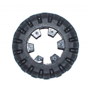 TruGrit TPU Non-Gritted Wheel 8 Inch Pipe - High-quality 8-inch TPU wheel designed for smooth movement on pipes, ideal for sewer camera crawler applications.